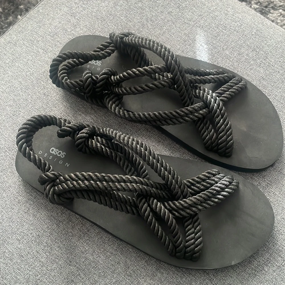 ASOS Rope Sandals - Picture 2 of 4